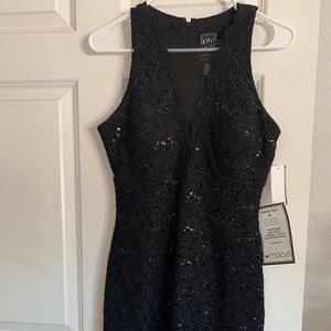 Black cocktail dress
